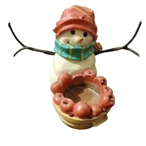 Hallmark Snowman Candle Holder